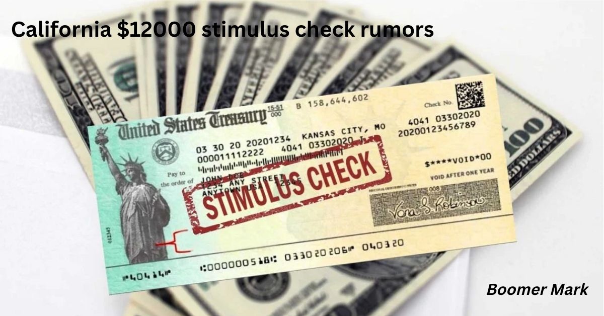 california $12000 stimulus check rumors